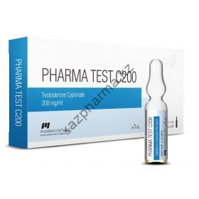 Тестостерон ципионат Фармаком (PHARMATEST C200) 10 ампул по 1мл (1амп 200 мг)