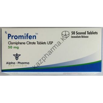 Promifen (Кломид) Alpha Pharma 50 таблеток (1таб 50 мг) - Алматы