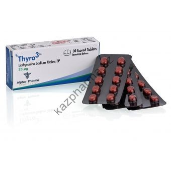 Thyro3 (Трийодтиронин) Т3 Alpha Pharma 30 таблеток (1таб 25 мкг) - Алматы