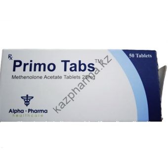 Примоболан Primo Tabs Alpha Pharma 50 таблеток (25 мг/1 таблетка)  - Алматы