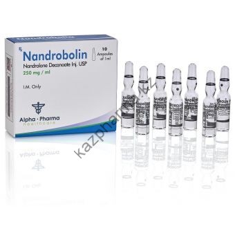 Nandrobolin (Дека, Нандролон деканоат) Alpha Pharma 10 ампул по 1мл (1амп 250 мг) - Алматы