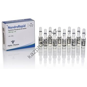 Нандролон фенилпропионат Alpha Pharma NandroRapid (Дураболин) 10 ампул по 1мл (1амп 100 мг) - Алматы