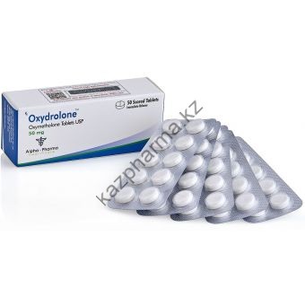 Oxydrolone (Оксиметолон, Анаполон) Alpha Pharma 50 таблеток (1таб 50 мг) - Алматы