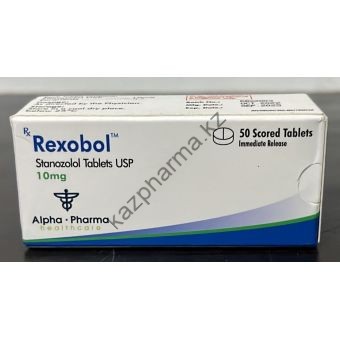 Rexobol (Станозолол, Винстрол) Alpha Pharma 50 таблеток (1таб 10 мг) - Алматы