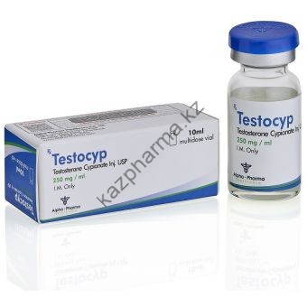 TestoCyp (Тестостерон ципионат) Alpha Pharma балон 10 мл (250 мг/1 мл) - Алматы