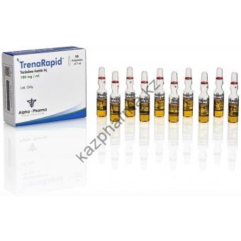 Тренболон ацетат Alpha Pharma (TrenaRapid) 10 ампул по 1мл (1амп 100 мг) - Алматы
