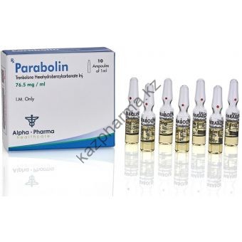 Parabolin (Тренболон) Alpha Pharma 5 ампул по 1.5мл (1амп 76.5 мг) - Алматы