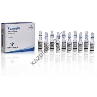 Rexogin (Станозолол, Винстрол) Alpha Pharma 10 ампул по 1мл (1амп 50 мг) - Алматы