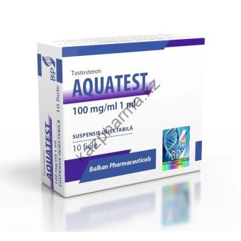 Aquatest (Суспензия Тестостерона) Balkan 10 ампул по 1мл (1амп 100 мг) - Алматы