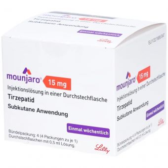 Mounjaro (Tirzepatide) раствор для п/к введ. 4 флакона 0,5 мл по 15 мг Алматы