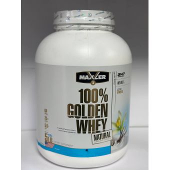 Протеин Maxler 100% Golden Whey Natural 5 lbs 2270 грамм (64 порц) Алматы