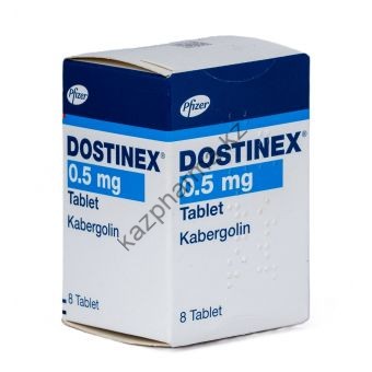 Каберголин Dostinex 8 таблеток (1 таб 0.5 мг)  Алматы