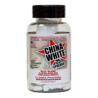 Жиросжигатель Cloma Pharma China White 25 (100 таб) - Алматы